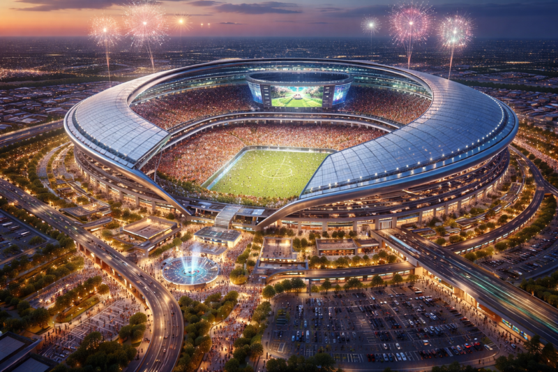 The 200,000-Seat Colosseum: Inside the Mega-Stadium of the Future