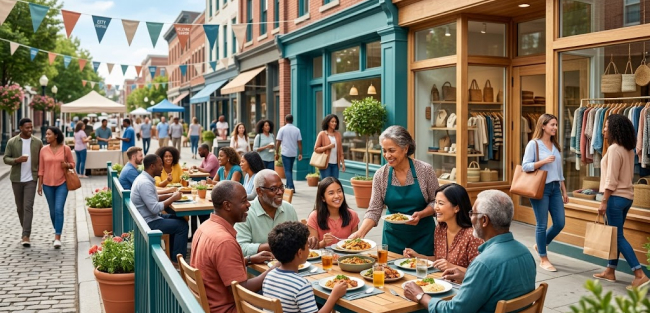 Economic Benefits Reach Beyond Stadium Districts