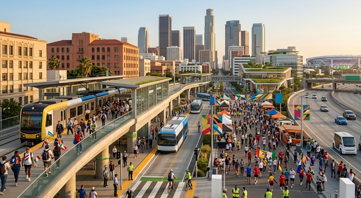 How Los Angeles Is Using the FIFA World Cup to Prepare for a Car-Free Olympic Future