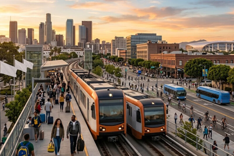 Why Los Angeles Is Betting On Public Transit As The Future Of Mega Sporting Events