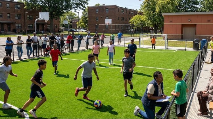 Community Soccer Facilities Were Central To The Legacy Concept