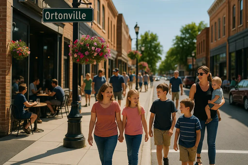 Ortonville DDA Initiatives improve sidewalk access near a small downtown business district