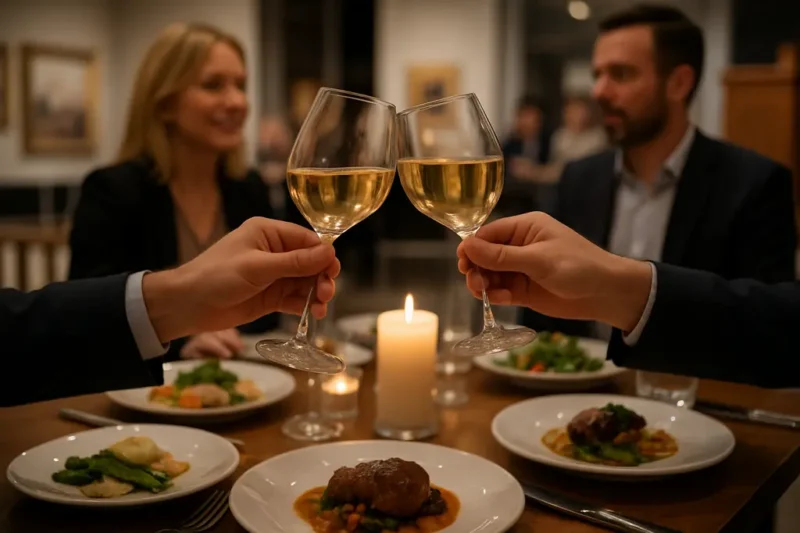 Savor & Sip Auction Links Food And Business